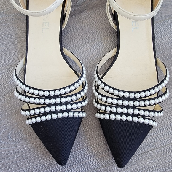 Chanel Rome 2016 pearl pointed toe ballet flats 40 - Picture 4 of 16